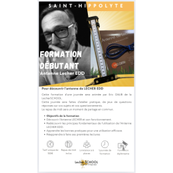 08 - 02/08/25 Formation débutant à l'Antenne de Lecher en Presentiel