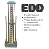 ANTENNE DE LECHER EDD de couleur Turquoise